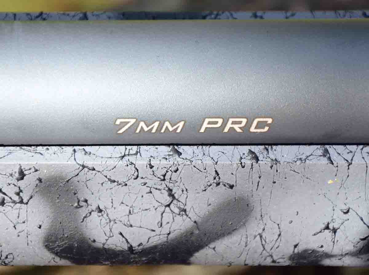 The rifle Layne shot was the first one chambered by H-S Precision for the new 7mm PRC.